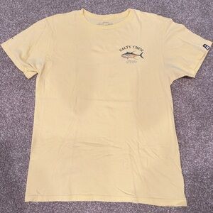 Salty Crew Short Sleeve Tee in Light Yellow